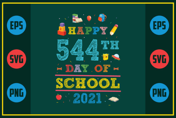 Celebrating 544 Days of School with Embroidery