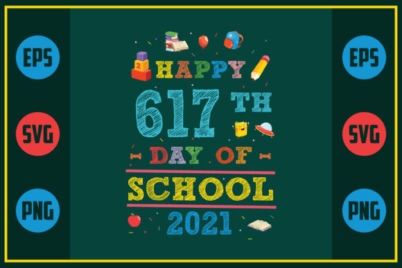 Celebrating 617 Days of School with Embroidery