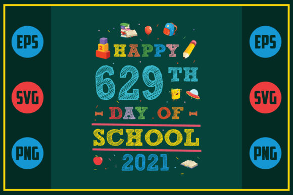 Celebrating 629 Days of School with a Unique Embroidery Design